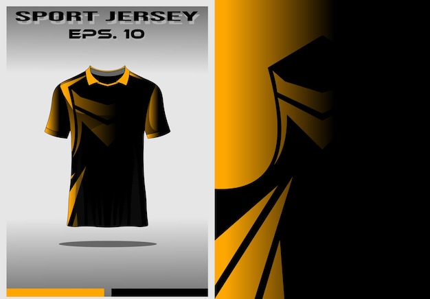 Sports jersey template for team uniforms soccer jersey