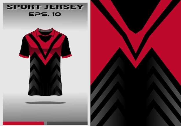 Sports jersey template for team uniforms soccer jersey