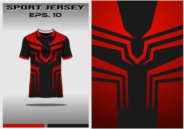 Sports jersey template for team uniforms soccer jersey