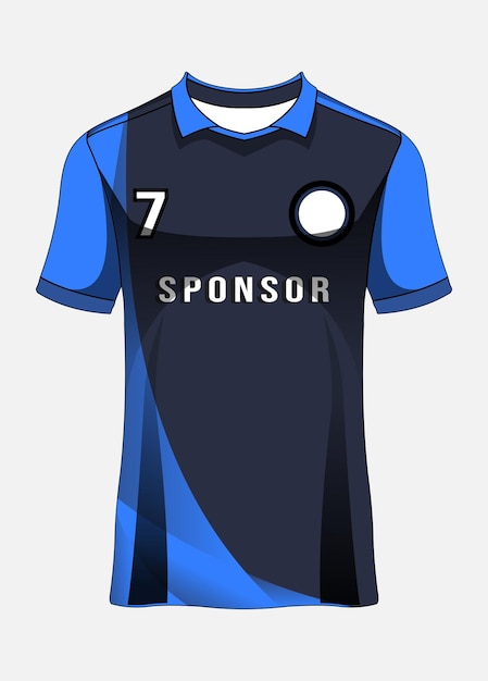 Sports jersey template for team uniforms soccer jersey