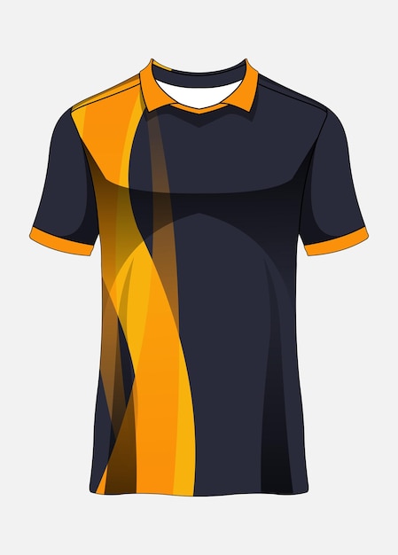 Sports jersey template for team uniforms soccer jersey