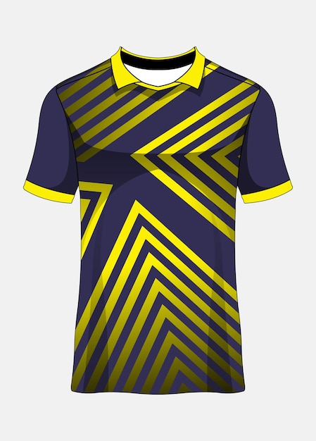 Sports jersey template for team uniforms soccer jersey