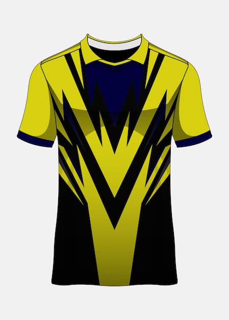 Sports jersey template for team uniforms soccer jersey