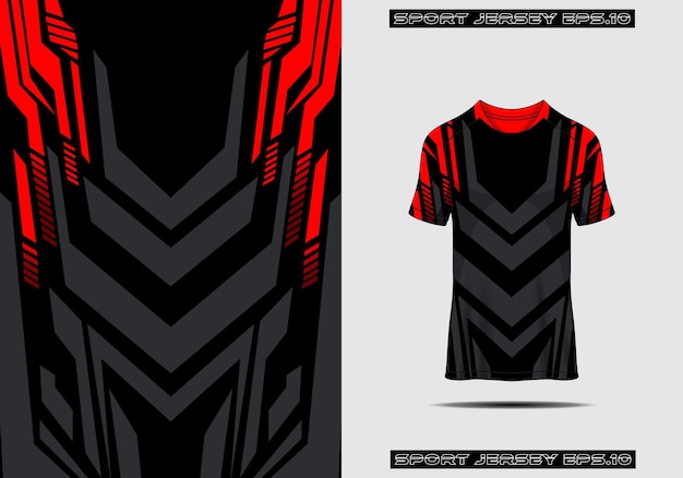 Sports jersey template for team uniforms soccer jersey