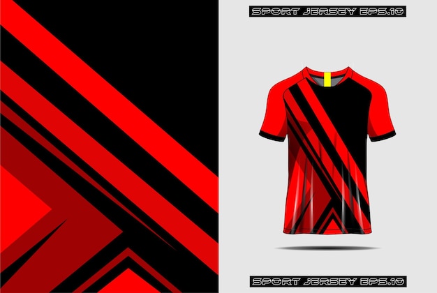 Sports jersey template for team uniforms soccer jersey