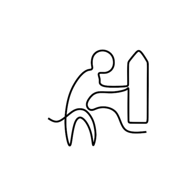 Sports Line Art Icon