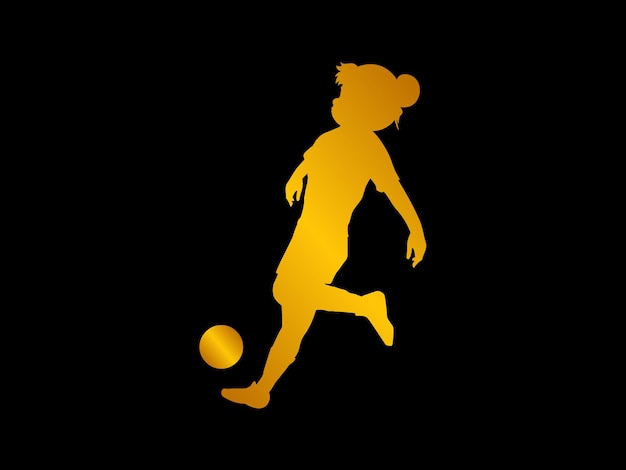 sports player silhouette