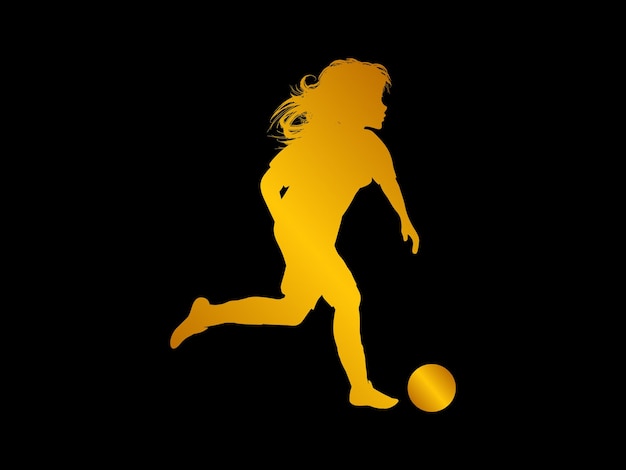 sports player silhouette