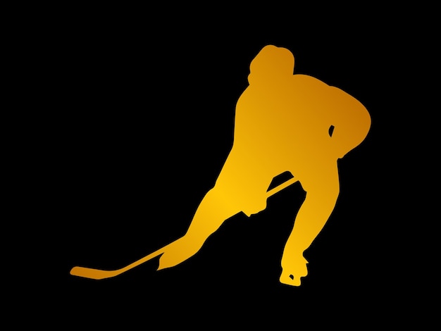 sports player silhouette