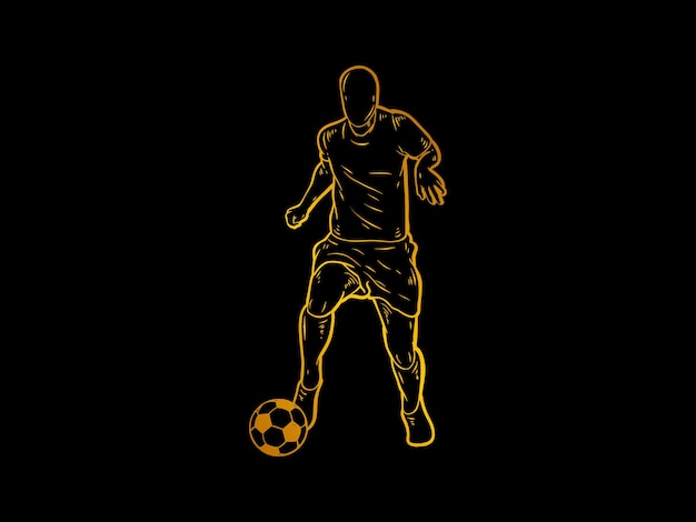 sports player silhouette