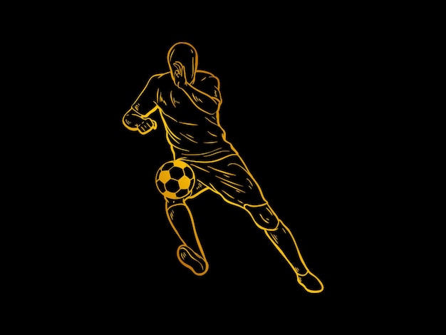 sports player silhouette