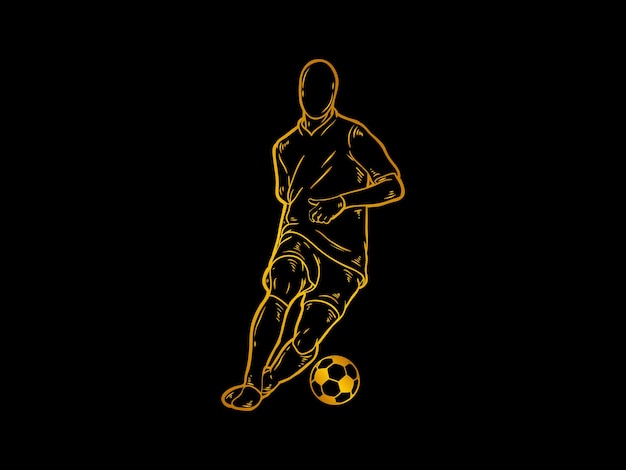 sports player silhouette