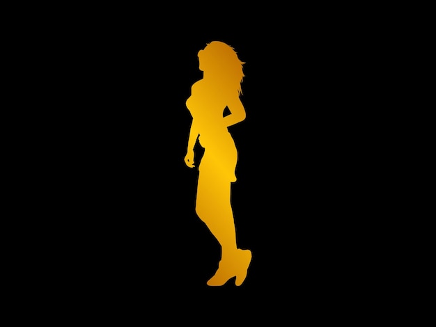 sports player silhouette