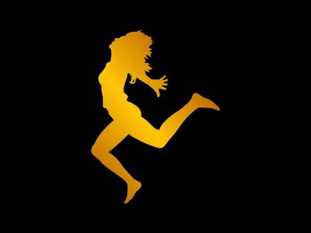 sports player silhouette