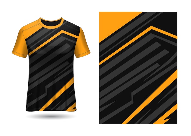 Sports Racing Jersey Design Template for Team Uniforms Vector