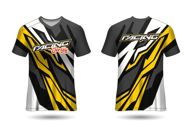 Sports Racing  Jersey Design Template for Team Uniforms  