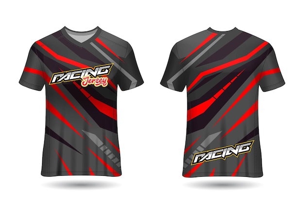 Sports Racing  Jersey Design Template for Team Uniforms  