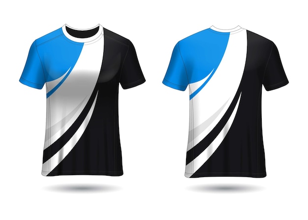 Sports Racing  Jersey Design Vector Template