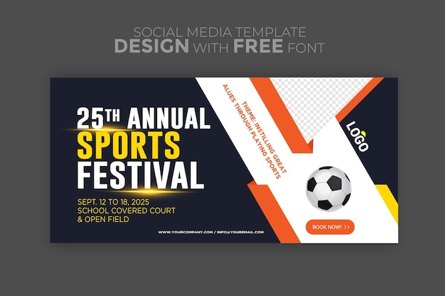 Sports Schedule Flyer and Social Media Banner