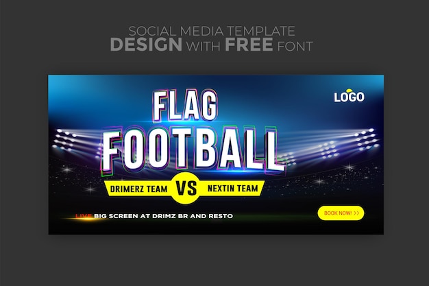 Sports Schedule Flyer and Social Media Banner