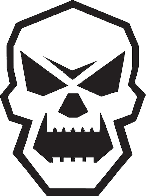 Sports Skull Logo Icon Vector