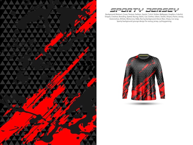 Sporty Jersey Extream Geometric Grunge 188