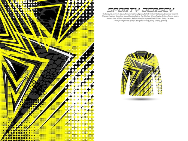 Sporty Jersey Extream Geometric Grunge 195