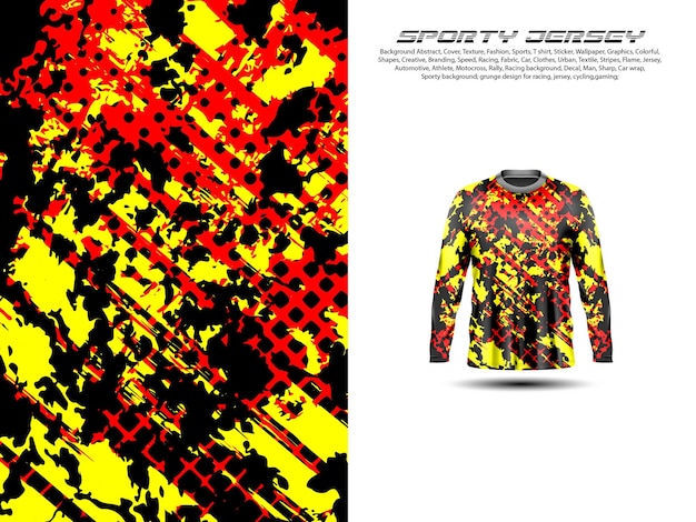 Sporty Jersey Extream Long Sleeve Grunge 8