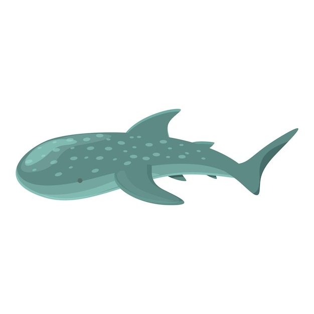 Spotted whale shark icon cartoon vector Ocean fish Animal underwater