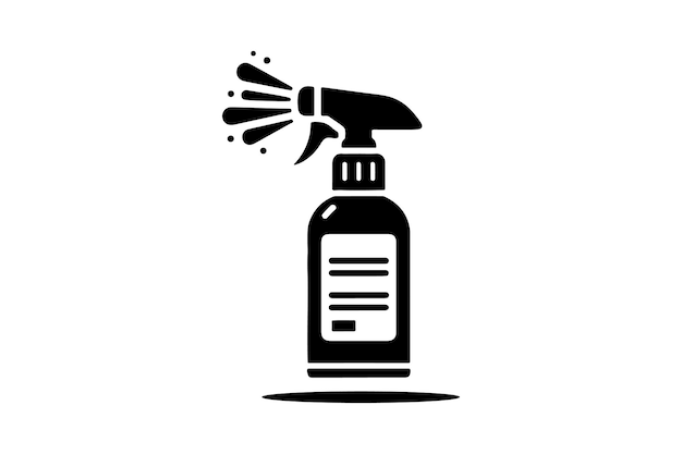 Vector spray bottle icon vector illustation