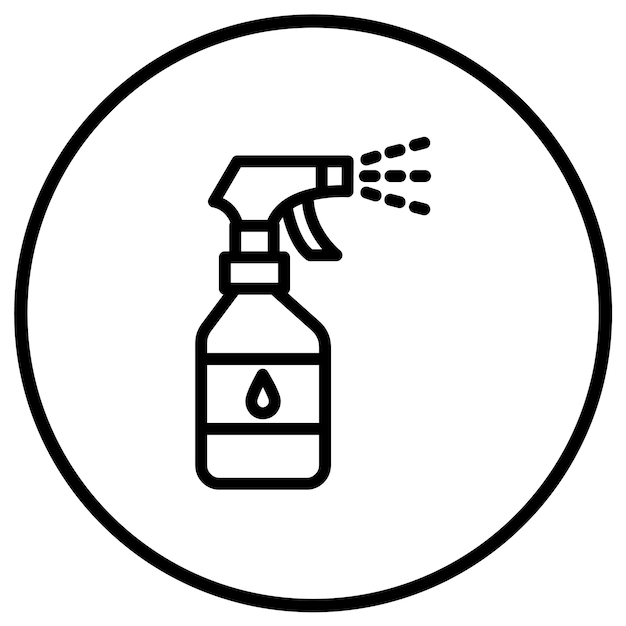 Spray bottle Vector Icon Design Illustration