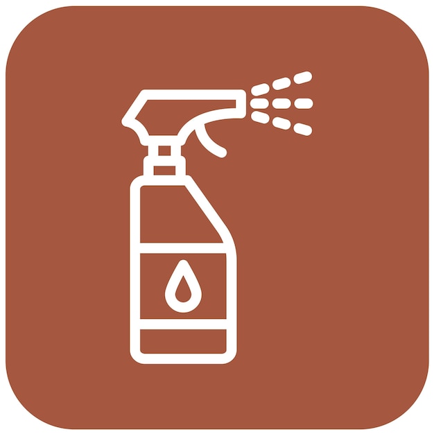 Spray Bottle Vector Icon Design Illustration