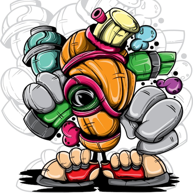 spray can illustration