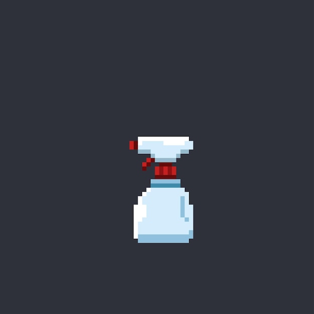 spray gun in pixel art style