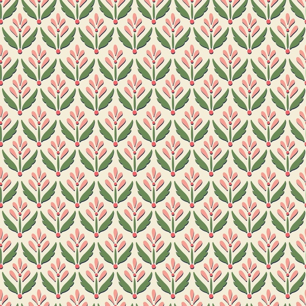 SPRIG SEAMLESS PATTERN IN  EDITABLE VECTOR FILE