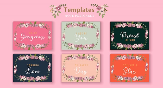 Spring card template