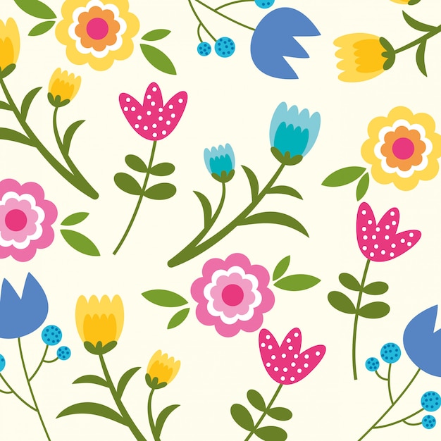 Spring floral background