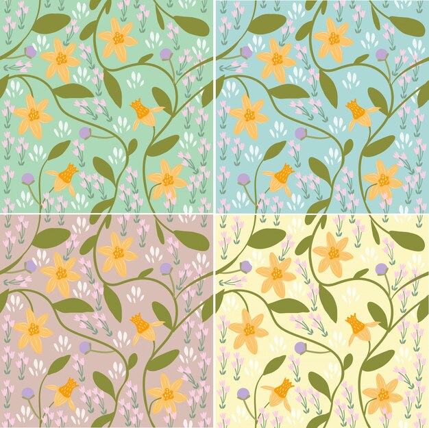 Spring floral pattern/background