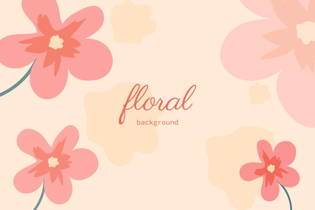 Spring floral vector background. Luxurious wallpaper design with flowers, leaves and spots.