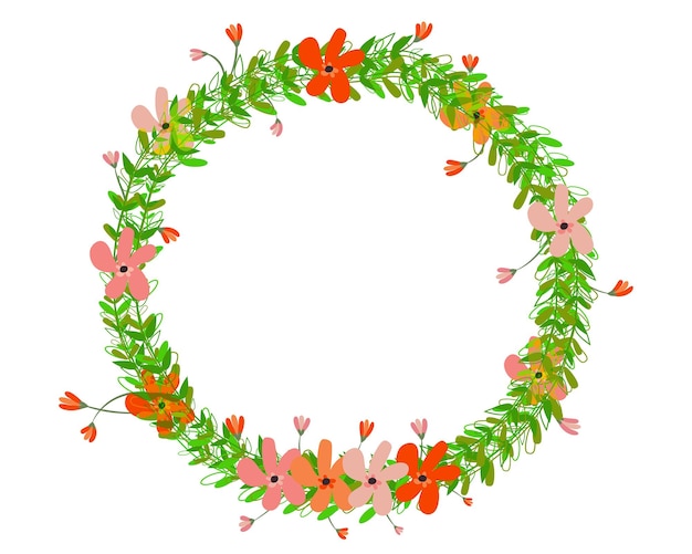 Spring Floral Wreath