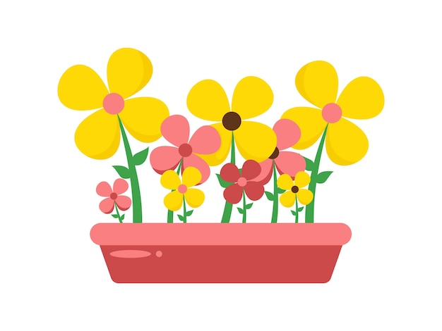 Spring Flower Plant Element Illlustration