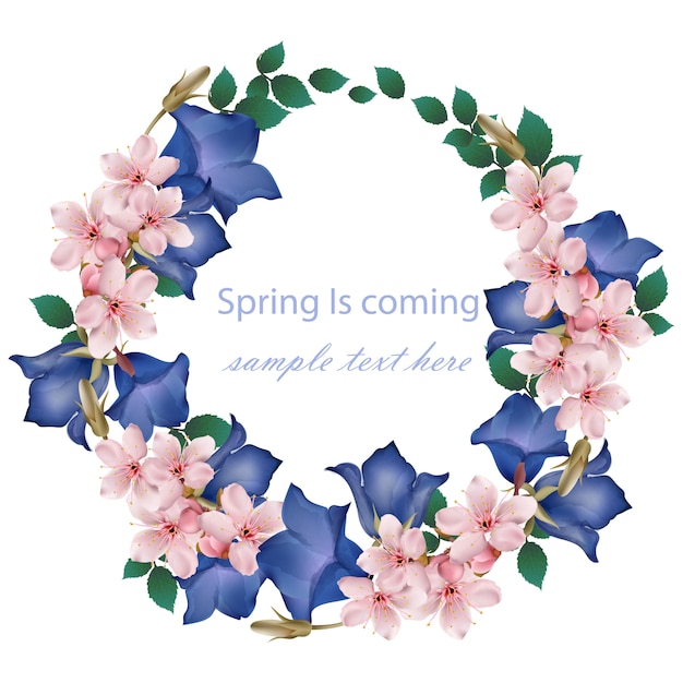 Spring is coming card 