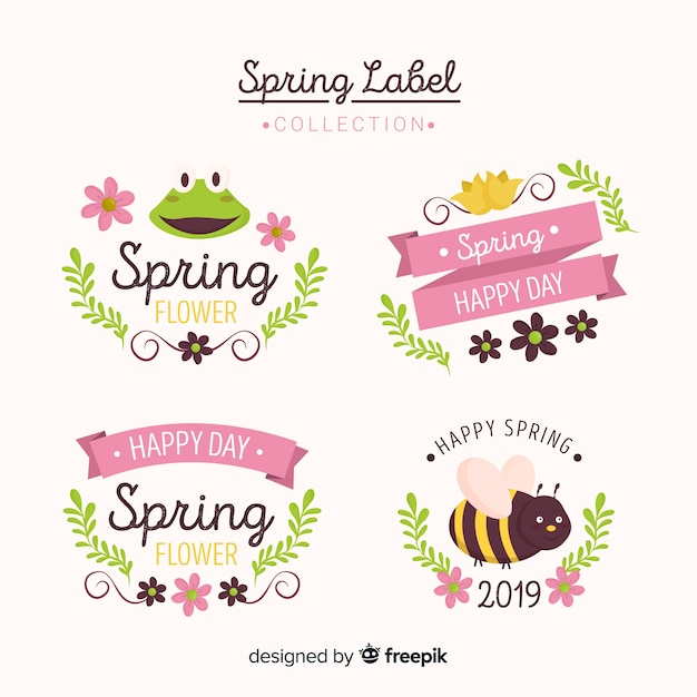 Spring label collection