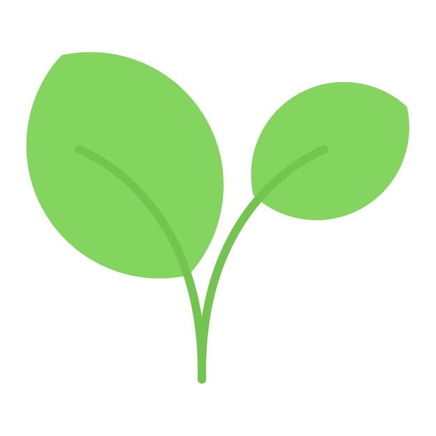 Spring Leaves Flat Illustration