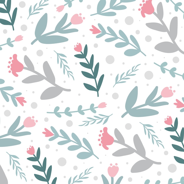 Spring Summer Floral Pattern or Background