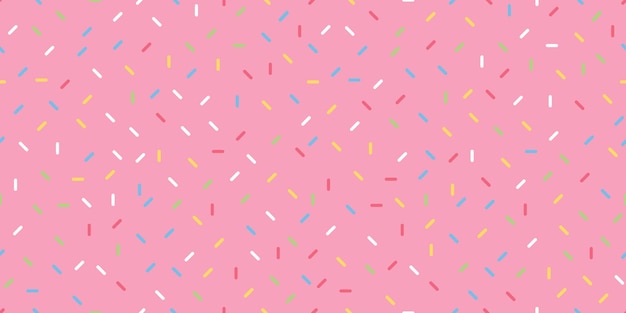 Vector sprinkle vector seamless pattern background