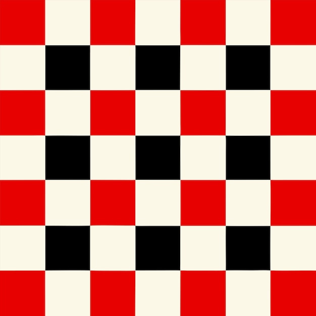 Vector a square of black squares with a red background