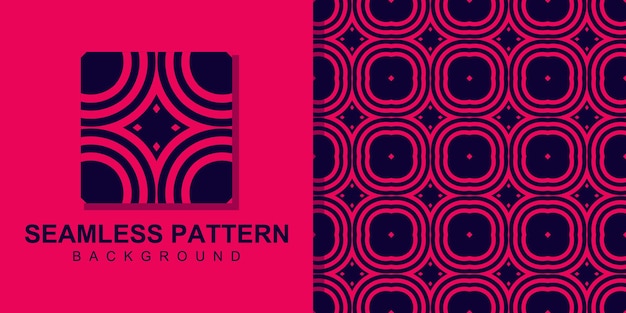 Square concept seamless pattern background