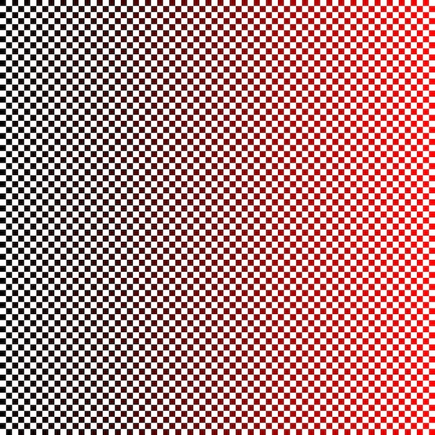 Square pattern geometric simple background gradation black to red vector illustration