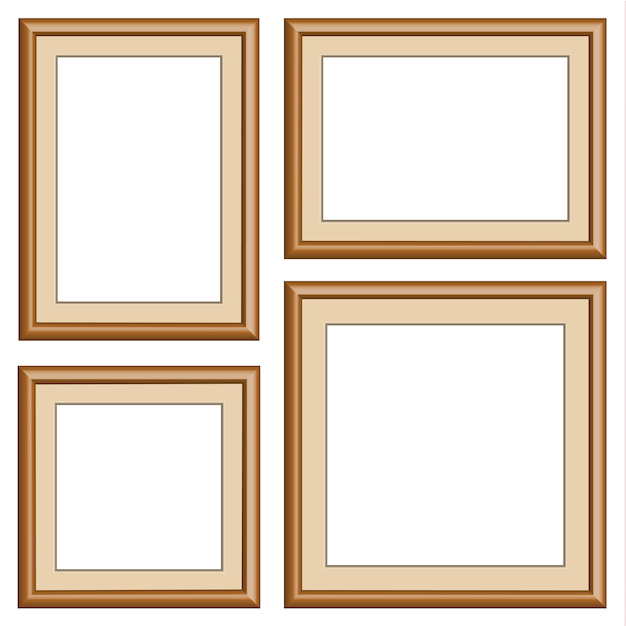 Square wood frame 